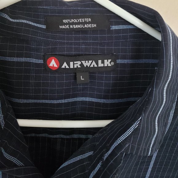 AIRWALK MEN'S BUTTON UP FRONT SHORT SLEEVE SHIRT - Picture 11 of 16